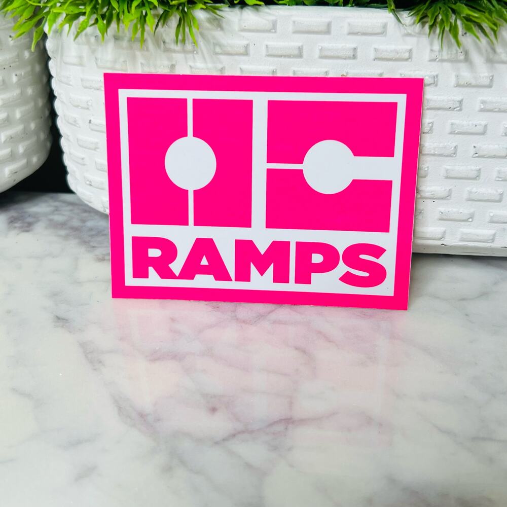 OC RAMPS Official Cut Vinyl Sticker